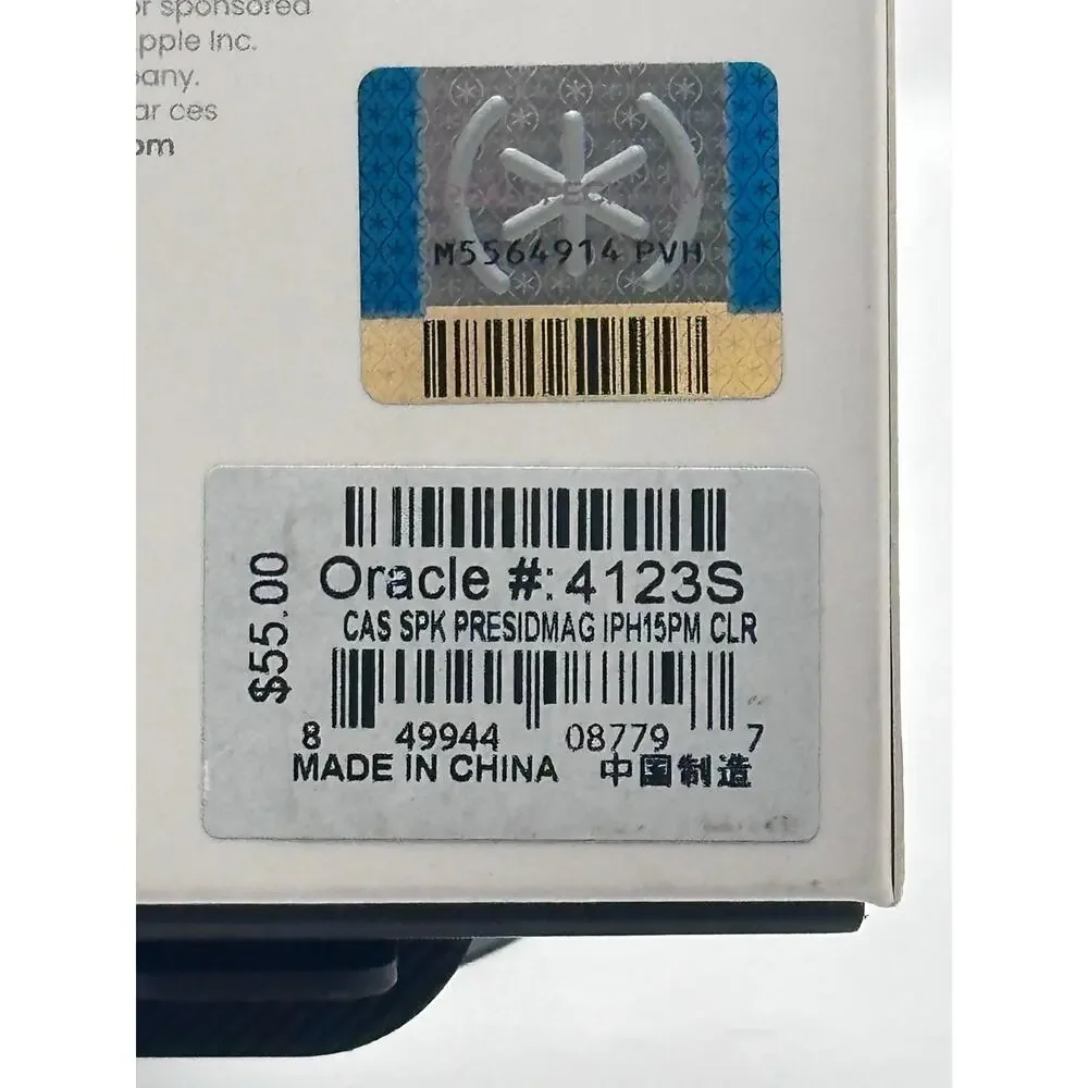 Speck Presidio Perfect-Clear iPhone 15 Pro Max MagSafe Case NWT MSRP: $55.00